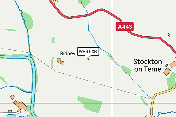 WR6 6XB map - OS VectorMap District (Ordnance Survey) WR6 6XB map - OS VectorMap District (Ordnance Survey)