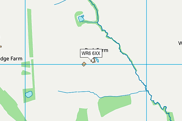 WR6 6XX map - OS VectorMap District (Ordnance Survey) WR6 6XX map - OS VectorMap District (Ordnance Survey)