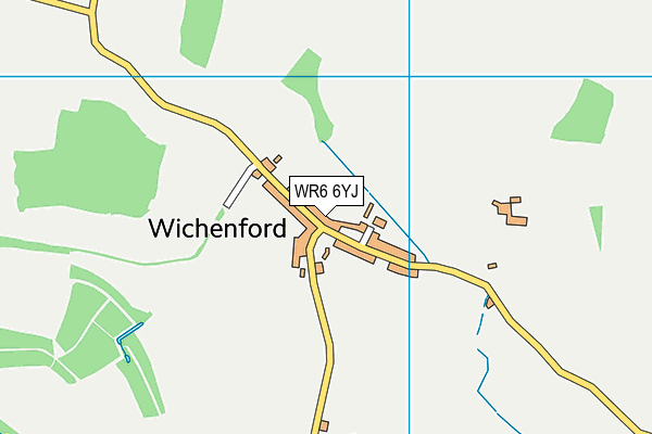 WR6 6YJ map - OS VectorMap District (Ordnance Survey) WR6 6YJ map - OS VectorMap District (Ordnance Survey)