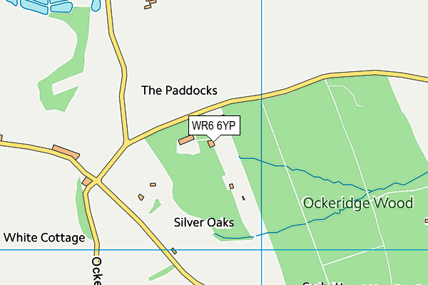WR6 6YP map - OS VectorMap District (Ordnance Survey) WR6 6YP map - OS VectorMap District (Ordnance Survey)