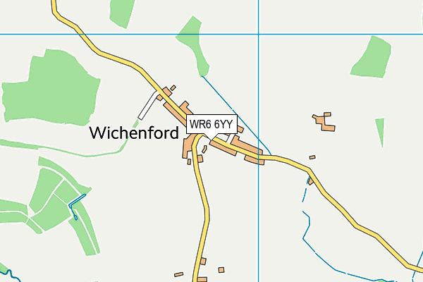 WR6 6YY map - OS VectorMap District (Ordnance Survey) WR6 6YY map - OS VectorMap District (Ordnance Survey)