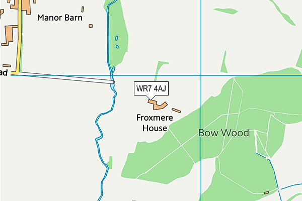 WR7 4AJ map - OS VectorMap District (Ordnance Survey) WR7 4AJ map - OS VectorMap District (Ordnance Survey)