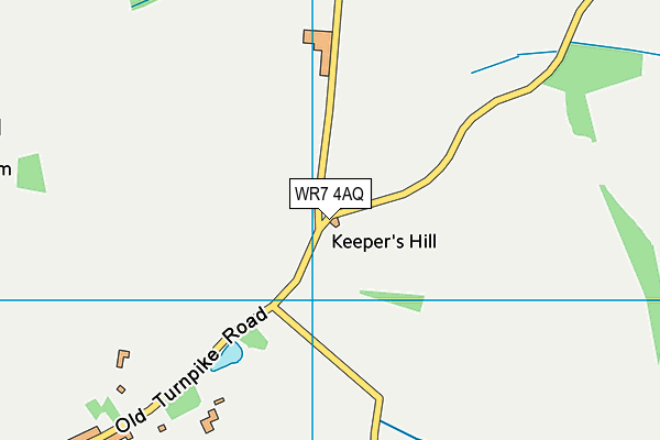 WR7 4AQ map - OS VectorMap District (Ordnance Survey) WR7 4AQ map - OS VectorMap District (Ordnance Survey)
