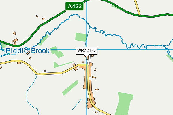WR7 4DQ map - OS VectorMap District (Ordnance Survey) WR7 4DQ map - OS VectorMap District (Ordnance Survey)