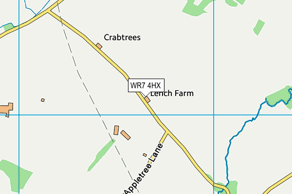 WR7 4HX map - OS VectorMap District (Ordnance Survey) WR7 4HX map - OS VectorMap District (Ordnance Survey)
