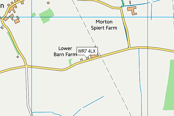 WR7 4LX map - OS VectorMap District (Ordnance Survey)