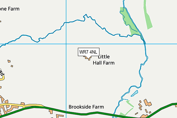 WR7 4NL map - OS VectorMap District (Ordnance Survey) WR7 4NL map - OS VectorMap District (Ordnance Survey)