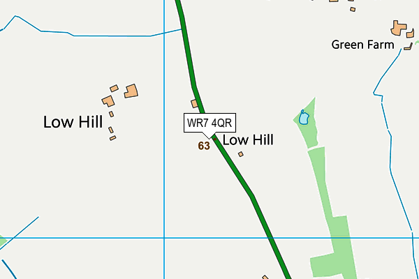 WR7 4QR map - OS VectorMap District (Ordnance Survey) WR7 4QR map - OS VectorMap District (Ordnance Survey)