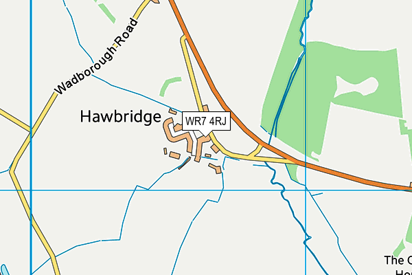 WR7 4RJ map - OS VectorMap District (Ordnance Survey) WR7 4RJ map - OS VectorMap District (Ordnance Survey)
