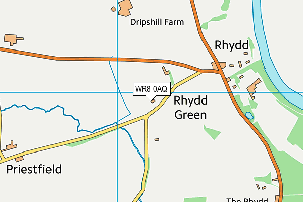 WR8 0AQ map - OS VectorMap District (Ordnance Survey) WR8 0AQ map - OS VectorMap District (Ordnance Survey)