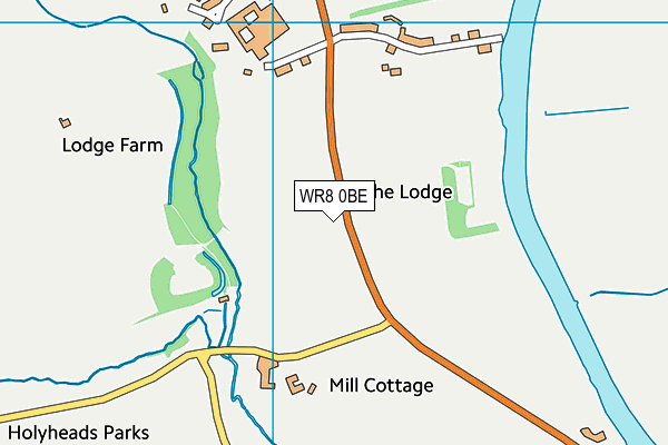 WR8 0BE map - OS VectorMap District (Ordnance Survey) WR8 0BE map - OS VectorMap District (Ordnance Survey)
