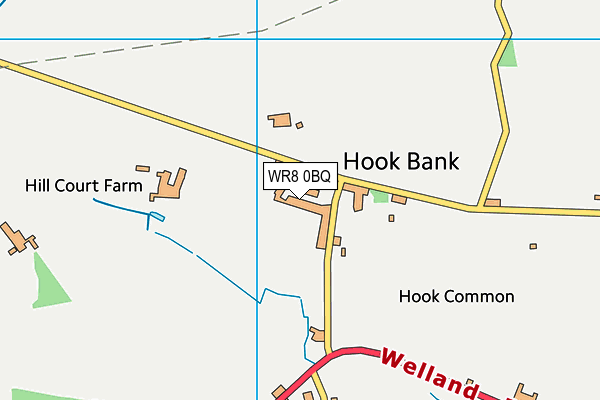 WR8 0BQ map - OS VectorMap District (Ordnance Survey) WR8 0BQ map - OS VectorMap District (Ordnance Survey)