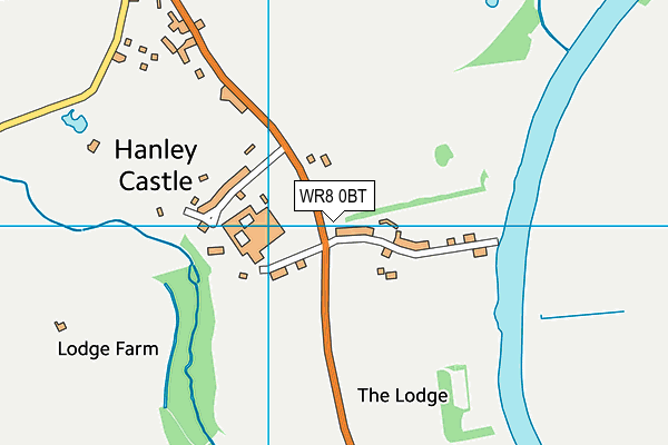 WR8 0BT map - OS VectorMap District (Ordnance Survey) WR8 0BT map - OS VectorMap District (Ordnance Survey)
