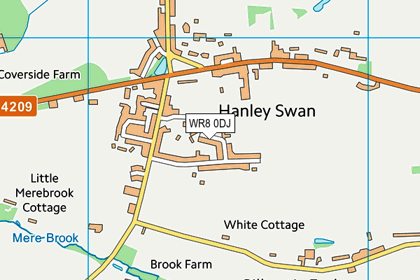 WR8 0DJ map - OS VectorMap District (Ordnance Survey) WR8 0DJ map - OS VectorMap District (Ordnance Survey)