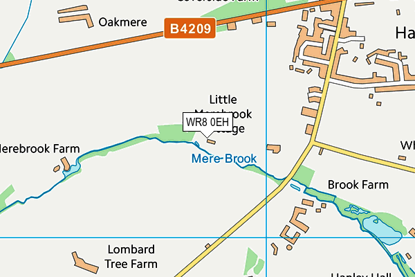 WR8 0EH map - OS VectorMap District (Ordnance Survey) WR8 0EH map - OS VectorMap District (Ordnance Survey)