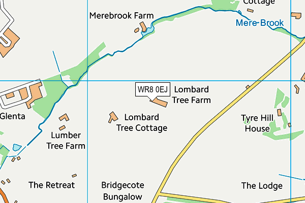 WR8 0EJ map - OS VectorMap District (Ordnance Survey) WR8 0EJ map - OS VectorMap District (Ordnance Survey)