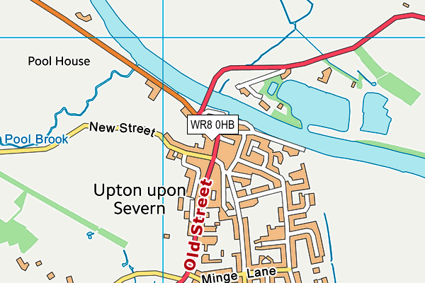 WR8 0HB map - OS VectorMap District (Ordnance Survey) WR8 0HB map - OS VectorMap District (Ordnance Survey)