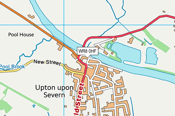 WR8 0HF map - OS VectorMap District (Ordnance Survey) WR8 0HF map - OS VectorMap District (Ordnance Survey)