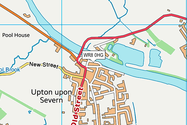 WR8 0HG map - OS VectorMap District (Ordnance Survey) WR8 0HG map - OS VectorMap District (Ordnance Survey)