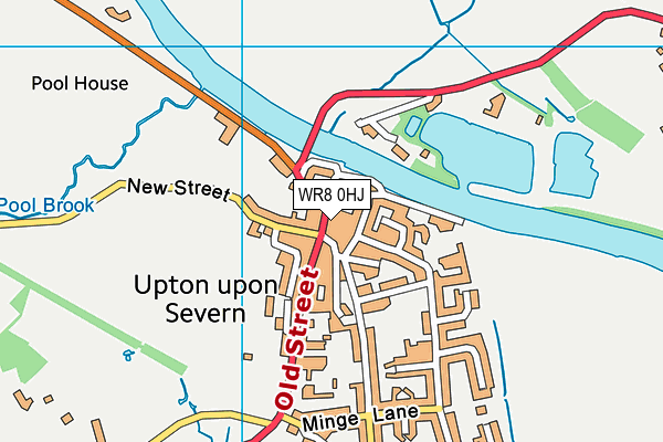 WR8 0HJ map - OS VectorMap District (Ordnance Survey) WR8 0HJ map - OS VectorMap District (Ordnance Survey)