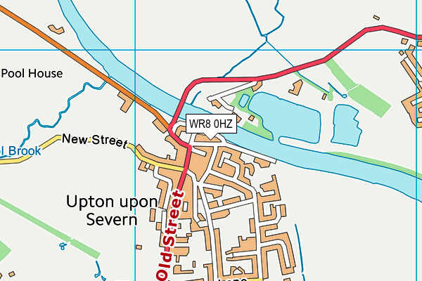 WR8 0HZ map - OS VectorMap District (Ordnance Survey) WR8 0HZ map - OS VectorMap District (Ordnance Survey)