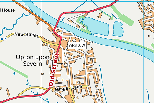 WR8 0JW map - OS VectorMap District (Ordnance Survey) WR8 0JW map - OS VectorMap District (Ordnance Survey)
