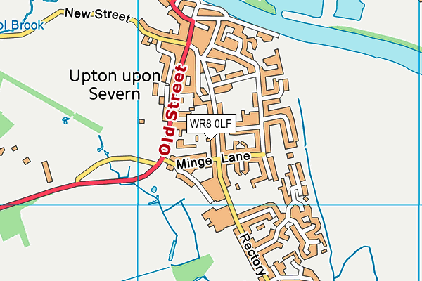 WR8 0LF map - OS VectorMap District (Ordnance Survey) WR8 0LF map - OS VectorMap District (Ordnance Survey)