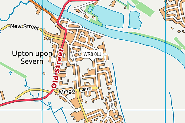 WR8 0LJ map - OS VectorMap District (Ordnance Survey) WR8 0LJ map - OS VectorMap District (Ordnance Survey)