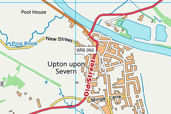 WR8 0NX map - OS VectorMap District (Ordnance Survey) WR8 0NX map - OS VectorMap District (Ordnance Survey)