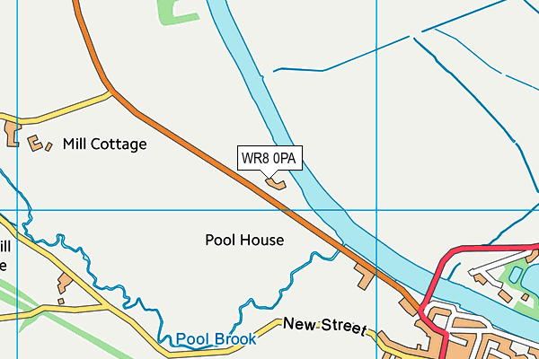 WR8 0PA map - OS VectorMap District (Ordnance Survey) WR8 0PA map - OS VectorMap District (Ordnance Survey)
