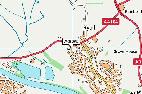 WR8 0PD map - OS VectorMap District (Ordnance Survey) WR8 0PD map - OS VectorMap District (Ordnance Survey)
