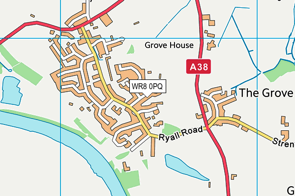 WR8 0PQ map - OS VectorMap District (Ordnance Survey) WR8 0PQ map - OS VectorMap District (Ordnance Survey)
