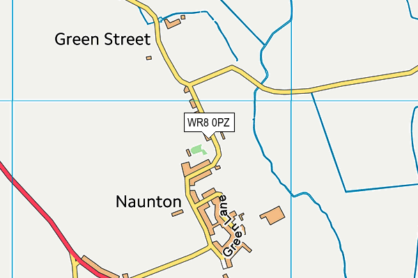 WR8 0PZ map - OS VectorMap District (Ordnance Survey) WR8 0PZ map - OS VectorMap District (Ordnance Survey)