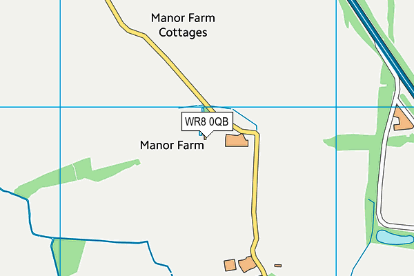 WR8 0QB map - OS VectorMap District (Ordnance Survey) WR8 0QB map - OS VectorMap District (Ordnance Survey)