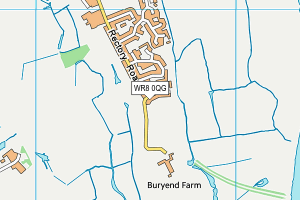WR8 0QG map - OS VectorMap District (Ordnance Survey) WR8 0QG map - OS VectorMap District (Ordnance Survey)