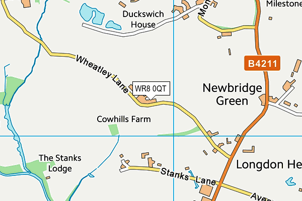WR8 0QT map - OS VectorMap District (Ordnance Survey) WR8 0QT map - OS VectorMap District (Ordnance Survey)
