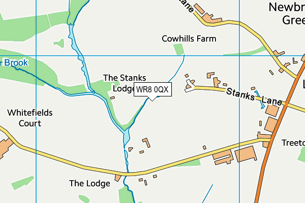WR8 0QX map - OS VectorMap District (Ordnance Survey) WR8 0QX map - OS VectorMap District (Ordnance Survey)