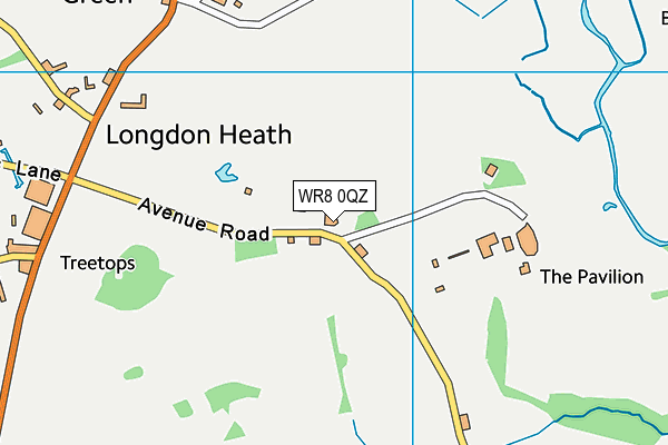 WR8 0QZ map - OS VectorMap District (Ordnance Survey) WR8 0QZ map - OS VectorMap District (Ordnance Survey)