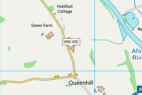 WR8 0RD map - OS VectorMap District (Ordnance Survey) WR8 0RD map - OS VectorMap District (Ordnance Survey)