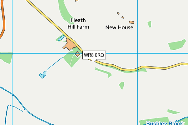WR8 0RQ map - OS VectorMap District (Ordnance Survey) WR8 0RQ map - OS VectorMap District (Ordnance Survey)