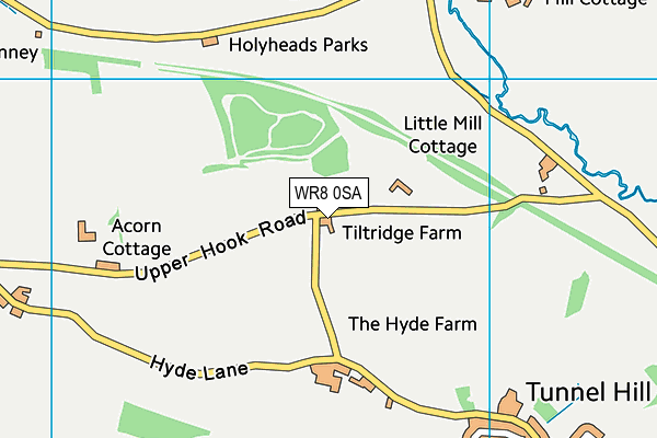 WR8 0SA map - OS VectorMap District (Ordnance Survey) WR8 0SA map - OS VectorMap District (Ordnance Survey)