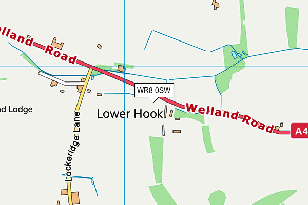 WR8 0SW map - OS VectorMap District (Ordnance Survey) WR8 0SW map - OS VectorMap District (Ordnance Survey)