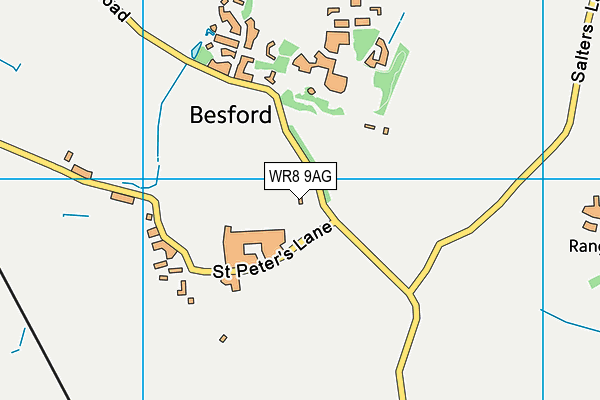 WR8 9AG map - OS VectorMap District (Ordnance Survey) WR8 9AG map - OS VectorMap District (Ordnance Survey)