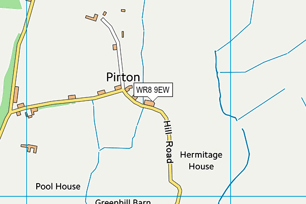 WR8 9EW map - OS VectorMap District (Ordnance Survey) WR8 9EW map - OS VectorMap District (Ordnance Survey)