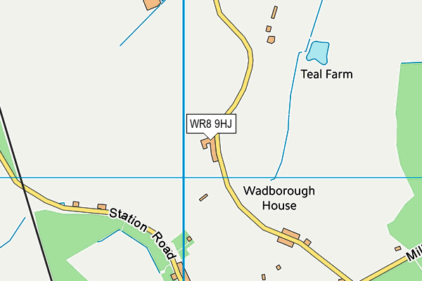 WR8 9HJ map - OS VectorMap District (Ordnance Survey) WR8 9HJ map - OS VectorMap District (Ordnance Survey)