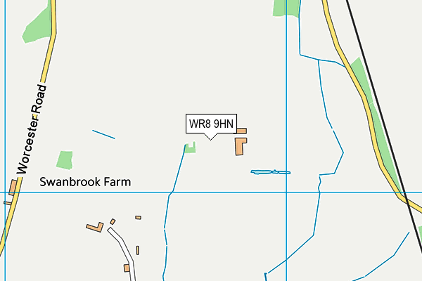 WR8 9HN map - OS VectorMap District (Ordnance Survey) WR8 9HN map - OS VectorMap District (Ordnance Survey)
