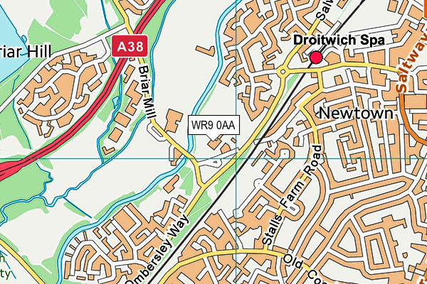 WR9 0AA map - OS VectorMap District (Ordnance Survey) WR9 0AA map - OS VectorMap District (Ordnance Survey)