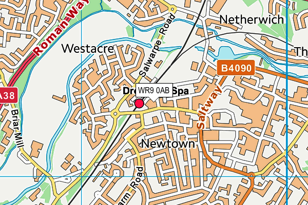 WR9 0AB map - OS VectorMap District (Ordnance Survey) WR9 0AB map - OS VectorMap District (Ordnance Survey)