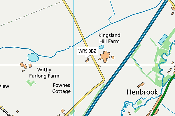 WR9 0BZ map - OS VectorMap District (Ordnance Survey) WR9 0BZ map - OS VectorMap District (Ordnance Survey)