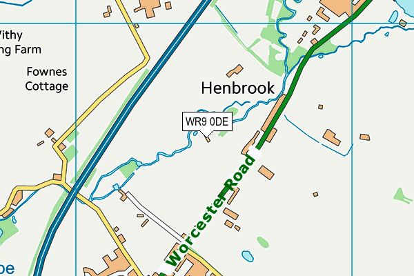 WR9 0DE map - OS VectorMap District (Ordnance Survey) WR9 0DE map - OS VectorMap District (Ordnance Survey)